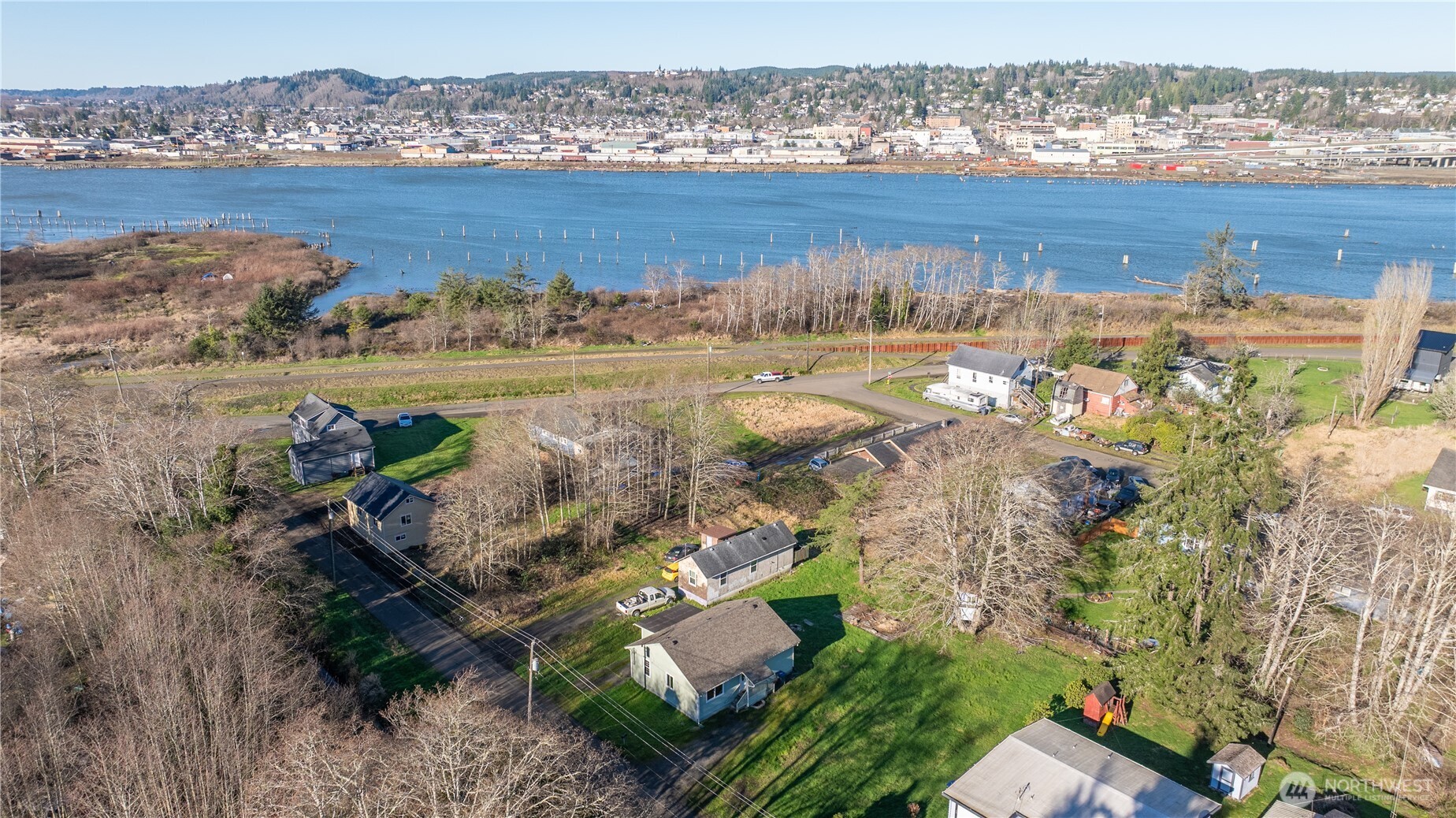 1222 West Schley Street Aberdeen, WA 98520 - Photo 28 of 31 a view of a lake with a mountain
