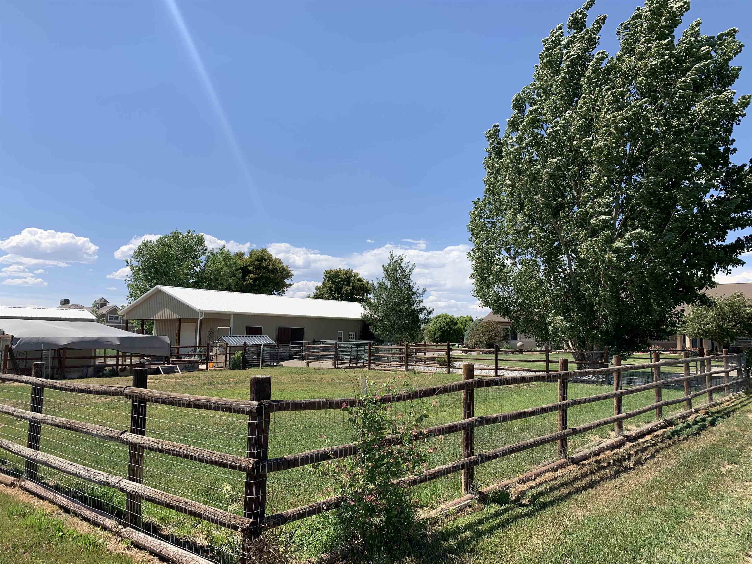 1371 Saddle Ridge Road Loma, CO 81524 - Photo 40 of 42 a view of a park with wooden fence