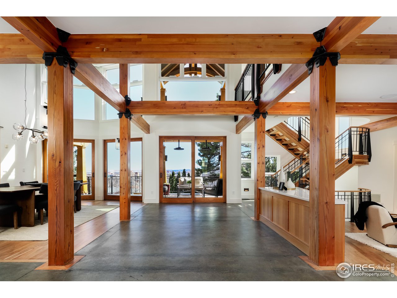 2088 Alpine Dr. Boulder, CO 80304 - Photo 13 of 37 a view of an entryway with wooden floor