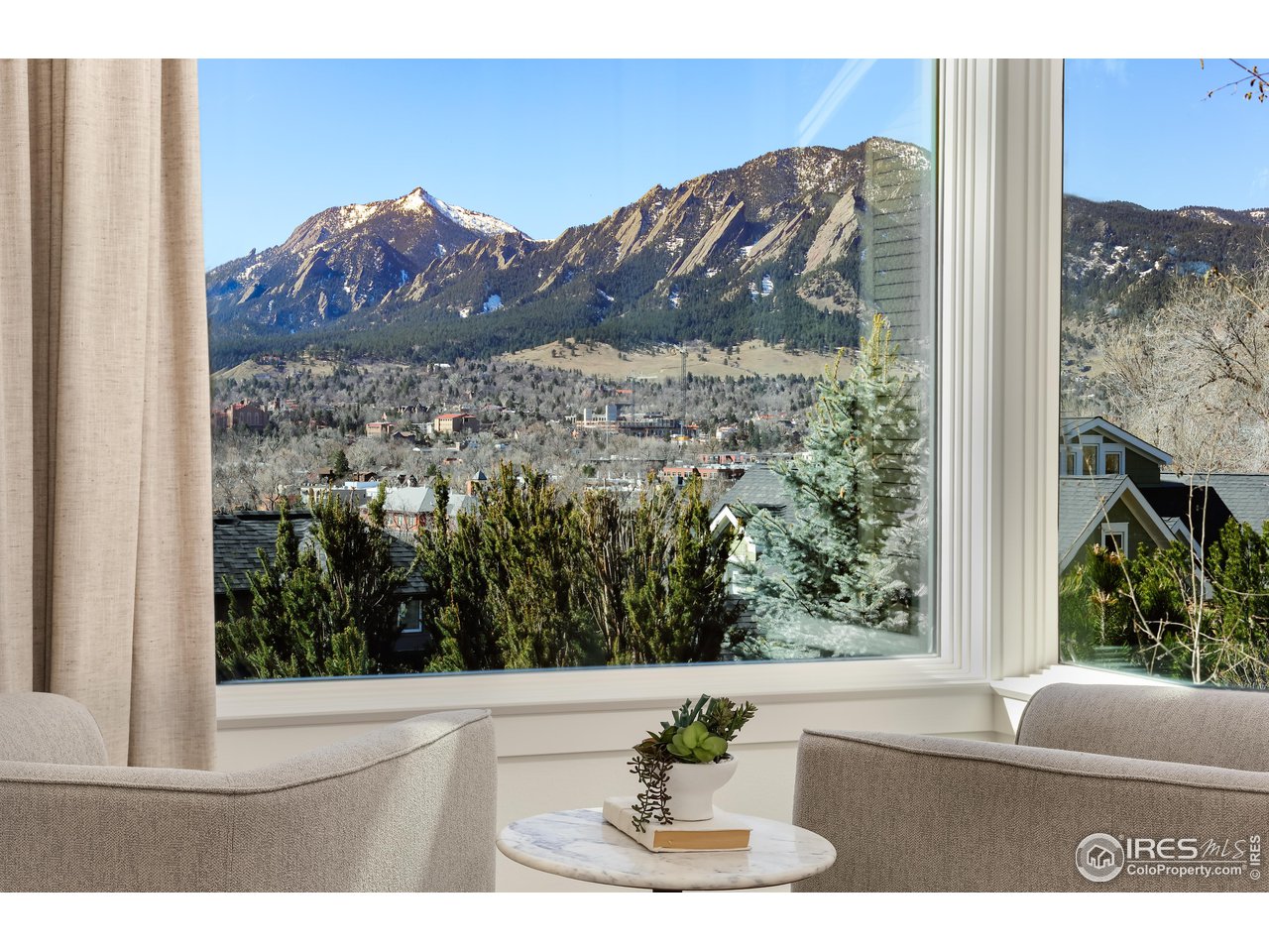 2088 Alpine Dr. Boulder, CO 80304 - Photo 6 of 37 a view of a window with a mountain in the back