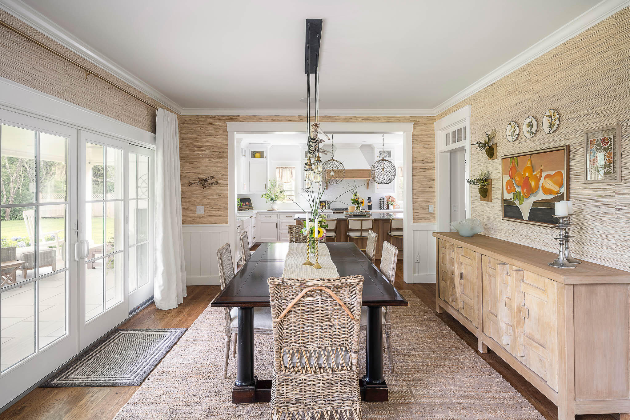 36 Crocker Drive Edgartown, MA 02539 - Photo 13 of 48 a large kitchen with kitchen island granite countertop a large window