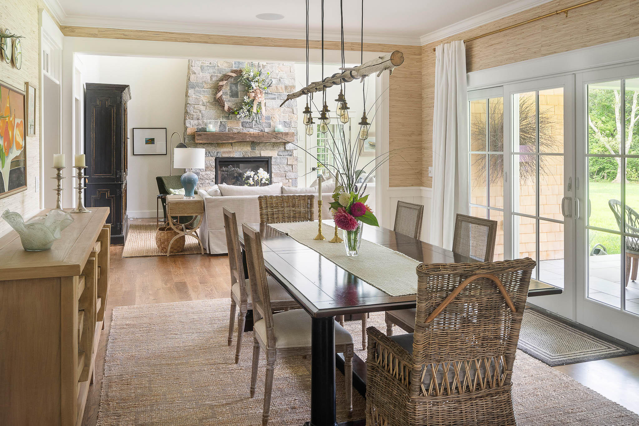 36 Crocker Drive Edgartown, MA 02539 - Photo 48 of 48 a view of a dining room with furniture window and wooden floor