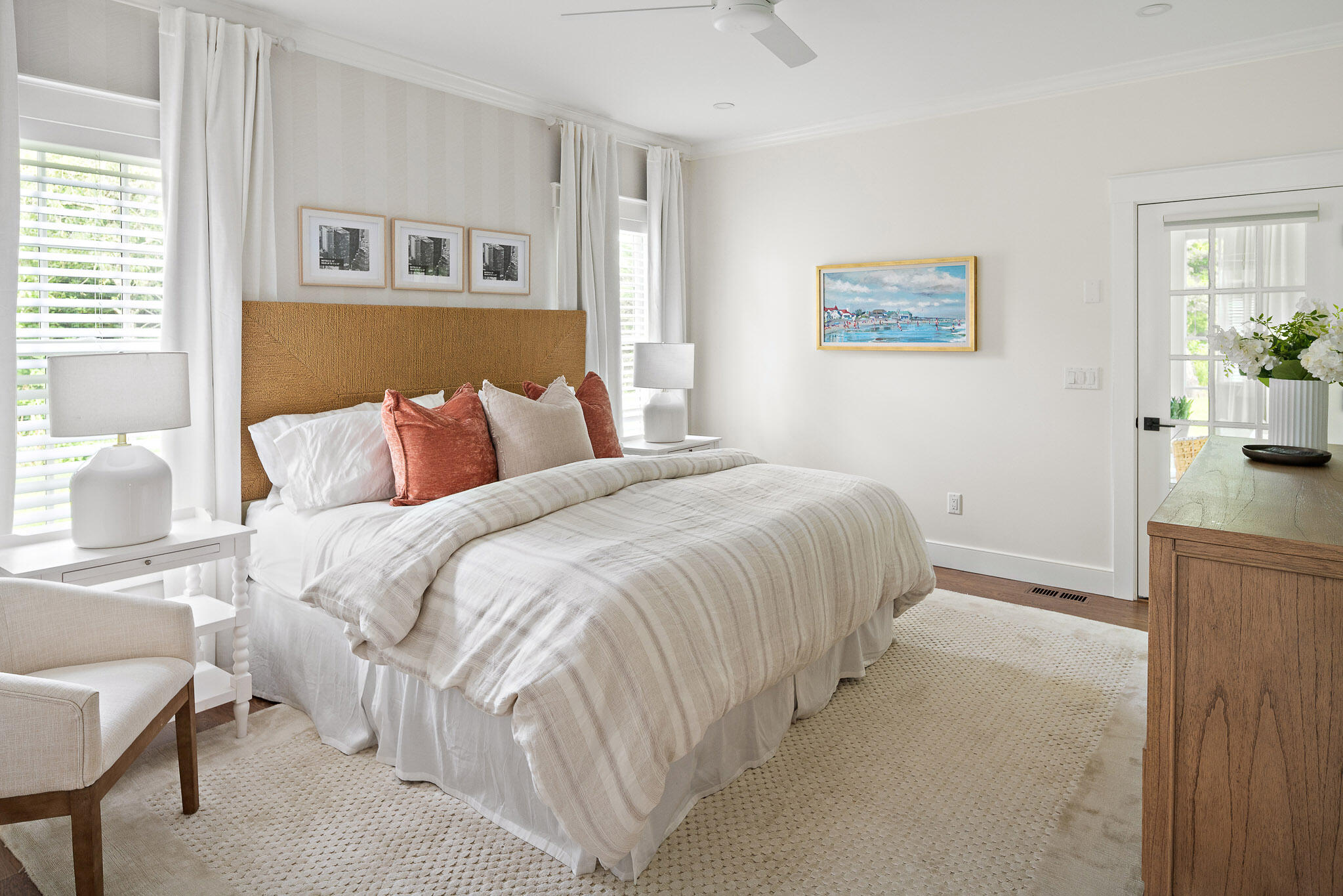 36 Crocker Drive Edgartown, MA 02539 - Photo 27 of 48 a bedroom with a bed and a couch