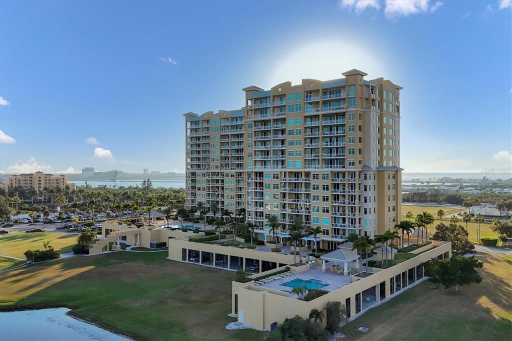 140 Riviera Dunes Way, Unit 1001 Palmetto, FL 34221 - Photo 34 of 56 a view of a city with tall buildings