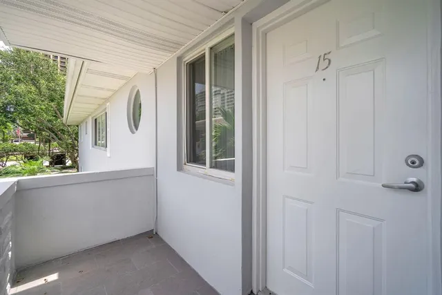 a view of a small space