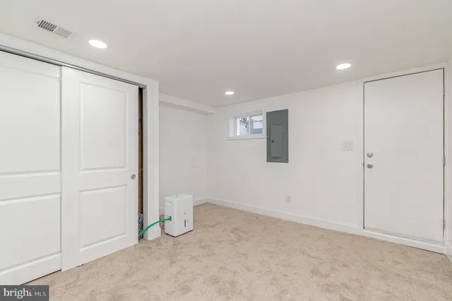 a view of an empty room