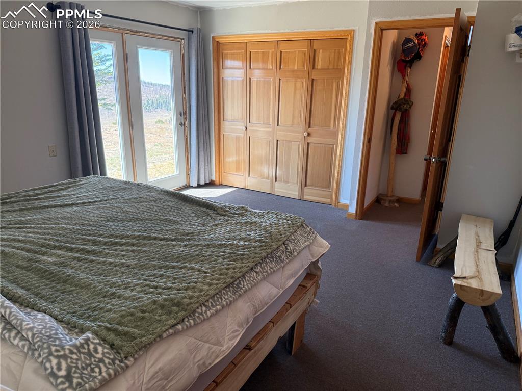 450 Schierl Road Fort Garland, CO 81133 - Photo 34 of 40 a bed sitting in a bedroom next to a window