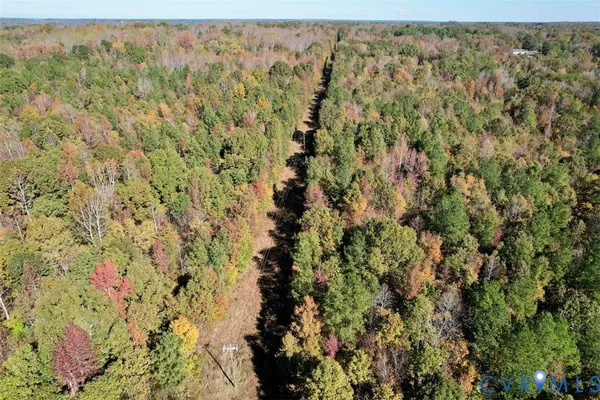 an aerial view of a residential houses