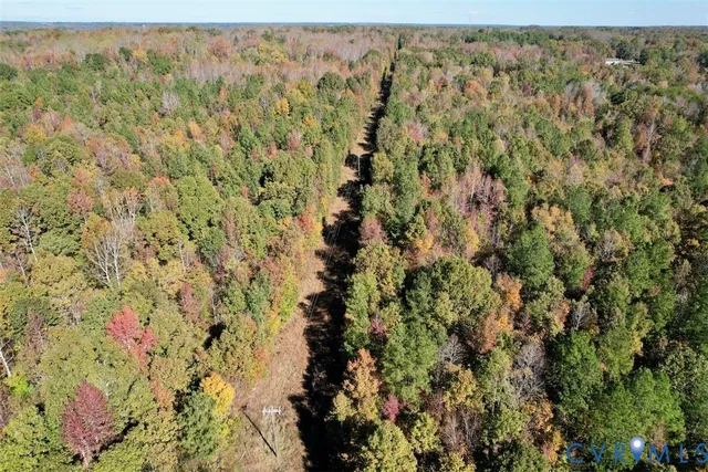 an aerial view of a residential houses