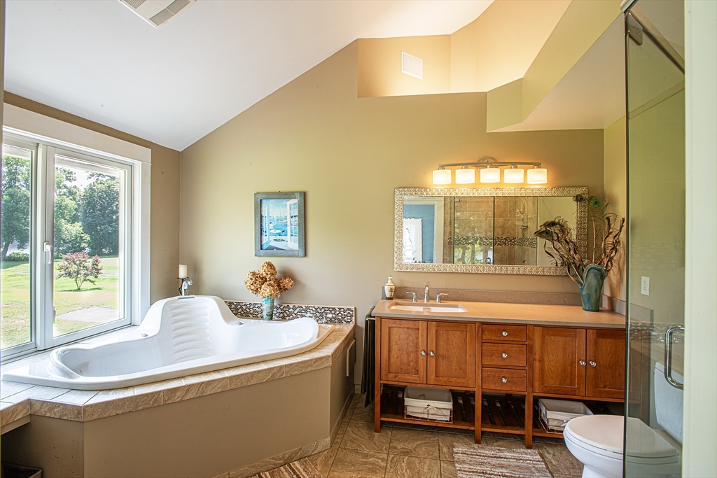 136 Main Street Hatfield, MA 01038 - Photo 21 of 42 a bathroom with a sink and a mirror