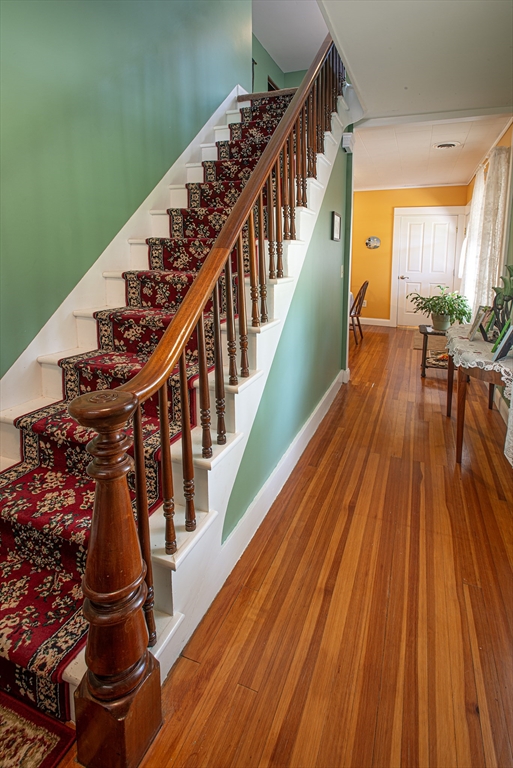 136 Main Street Hatfield, MA 01038 - Photo 31 of 42 a view of entryway with wooden floor