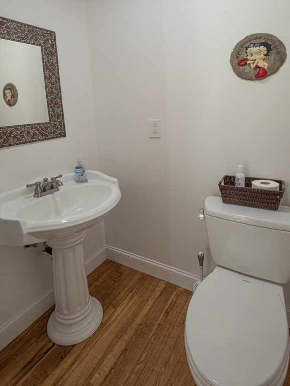 136 Main Street Hatfield, MA 01038 - Photo 41 of 42 a bathroom with a toilet and a sink
