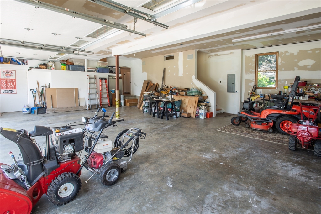 136 Main Street Hatfield, MA 01038 - Photo 42 of 42 a view of a garage with furniture