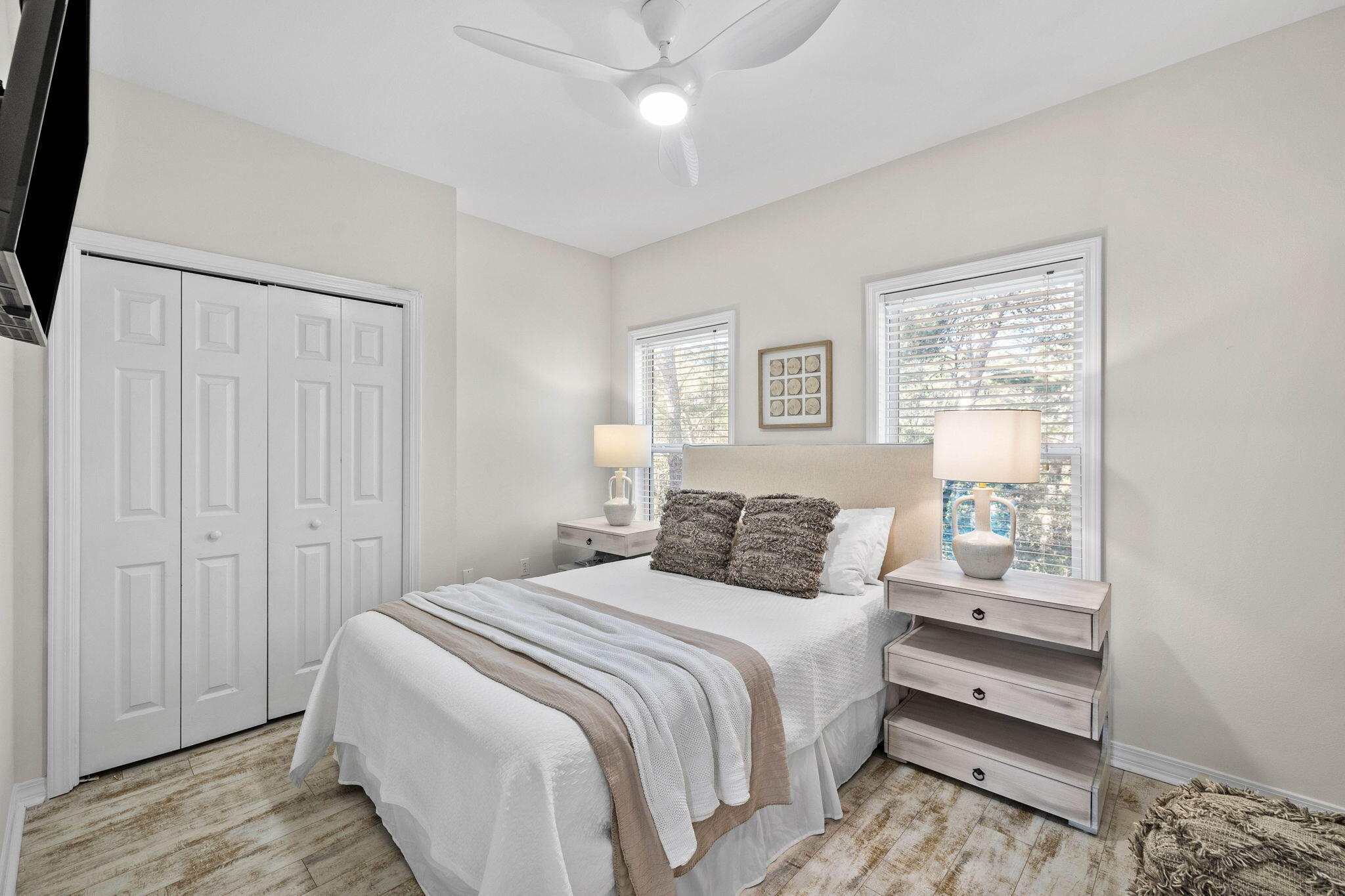 482 Hidden Lake Way Santa Rosa Beach, FL 32459 - Photo 25 of 51 a bedroom with a bed and a window