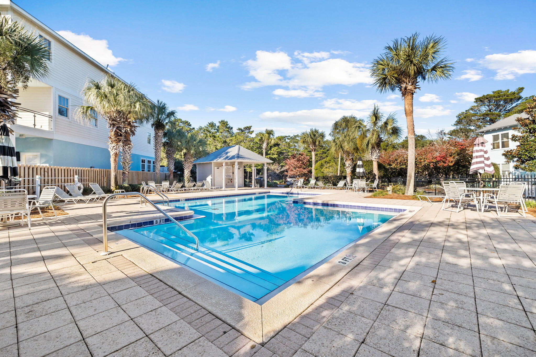 482 Hidden Lake Way Santa Rosa Beach, FL 32459 - Photo 51 of 51 a view of a swimming pool with a lounge chairs