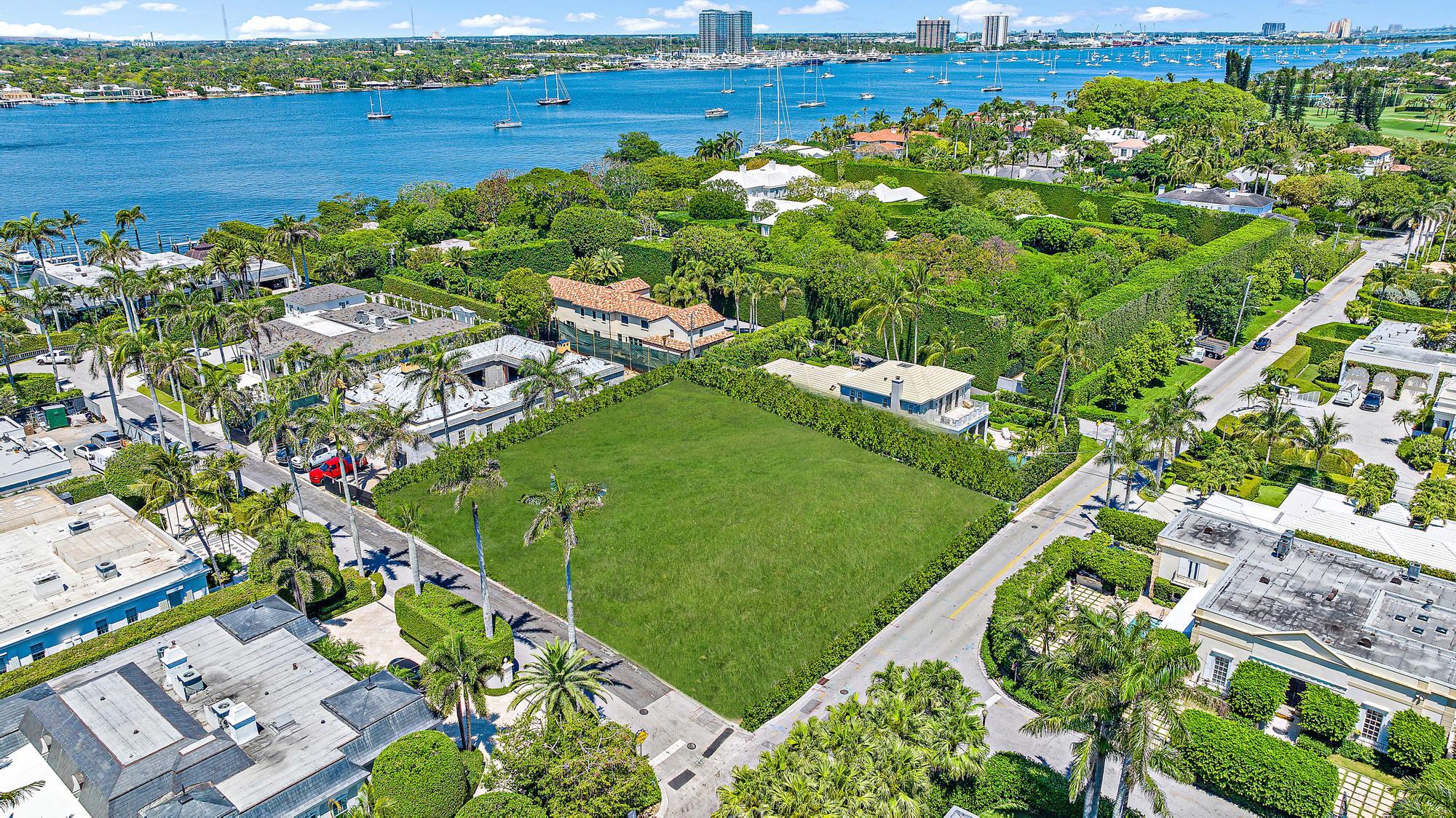 301 Polmer Park Road Palm Beach, FL 33480 - Photo 10 of 12 a view of a garden with an ocean
