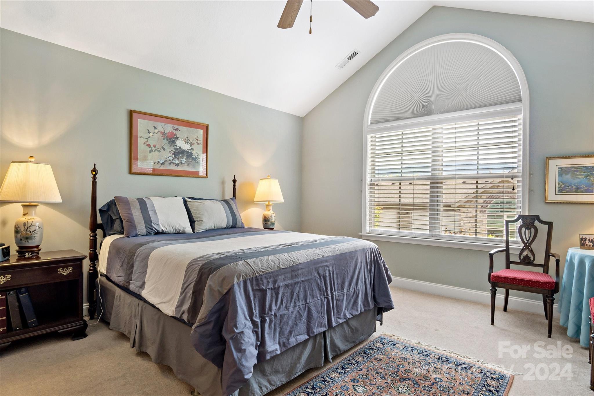 46 Outlook Circle Swannanoa, NC 28778 - Photo 21 of 36 a bedroom with bed and a window