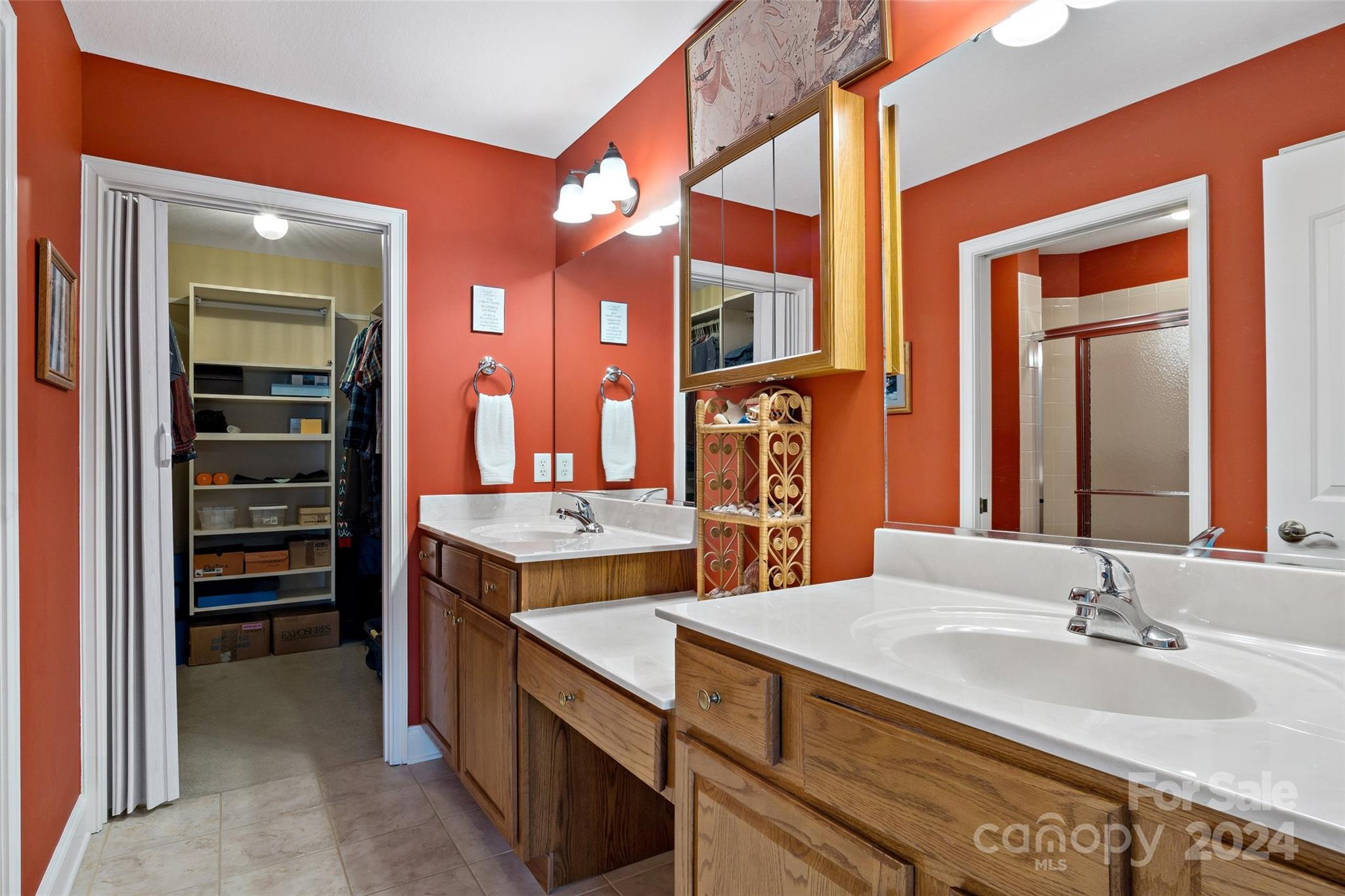 46 Outlook Circle Swannanoa, NC 28778 - Photo 24 of 36 a bathroom with a sink and a mirror