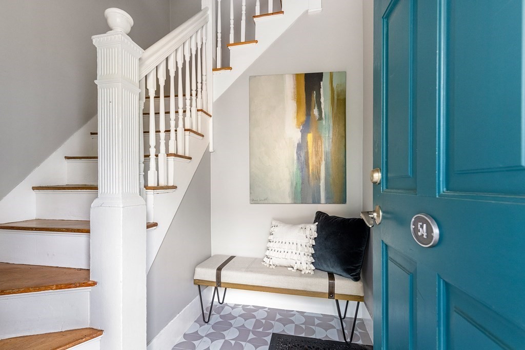 52-54 Gold Star Road Cambridge, MA 02140 - Photo 2 of 36 a view of entryway and hall with wooden floor