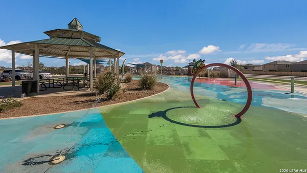 a view of a volley ball court