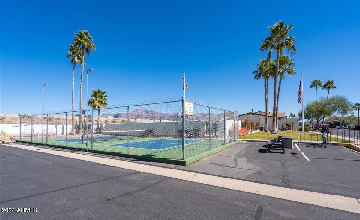 3270 South Goldfield Road, Unit 217 Apache Junction, AZ 85119 - Photo 15 of 33 Desert Sun-Pickleball court
