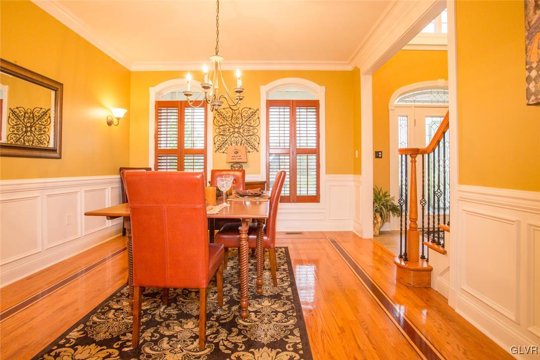 216 East Dell Road Bath, PA 18014 - Photo 18 of 42 a dining room with furniture and a floor to ceiling window