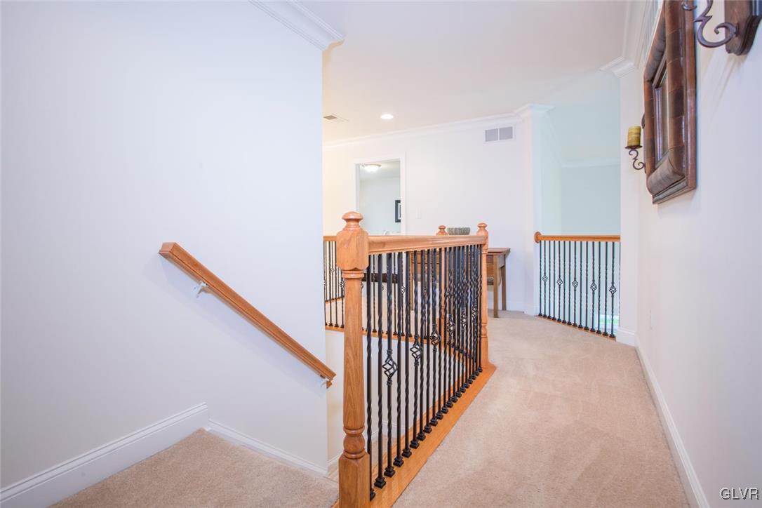 216 East Dell Road Bath, PA 18014 - Photo 20 of 42 a view of a hallway with staircase