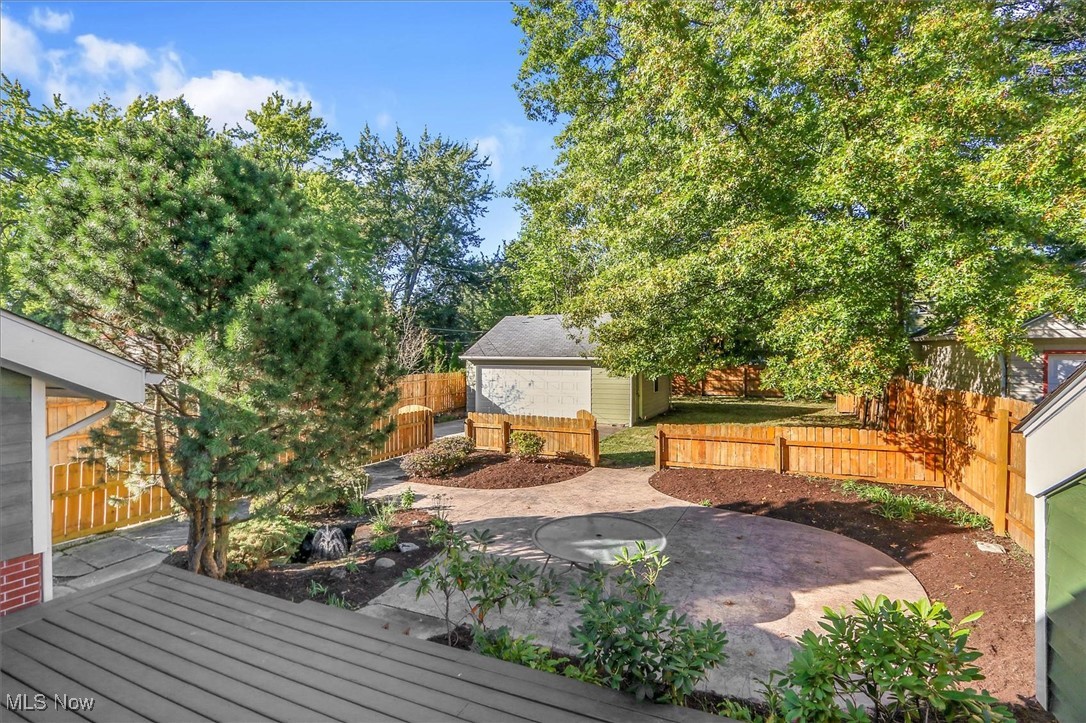 3323 East Fairfax Road Cleveland, OH 44118 - Photo 20 of 24 Sliders from family room lead to private deck and patio space