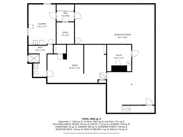 an aerial view of residential house with outdoor space