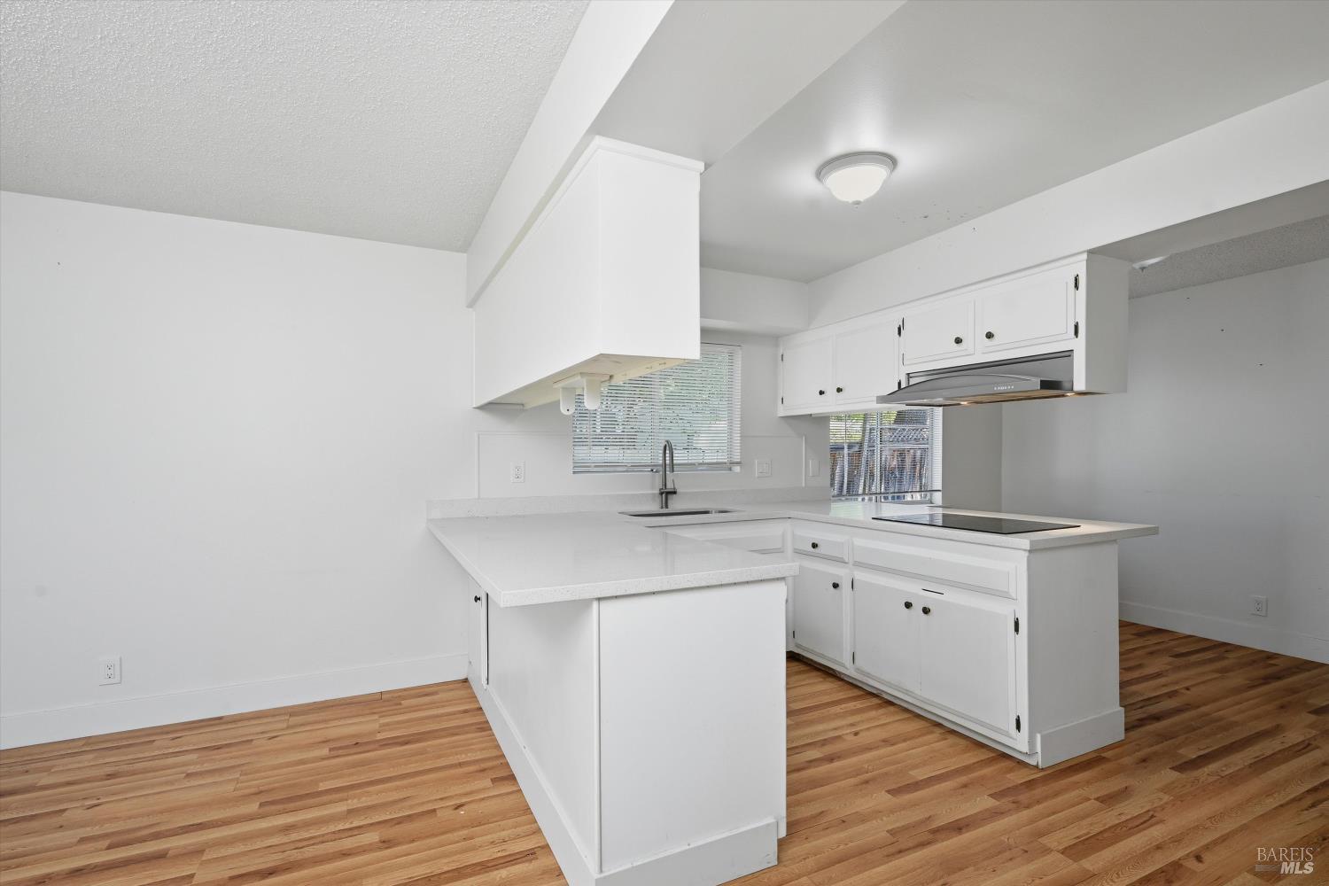 2537 Tamarisk Drive Santa Rosa, CA 95405 - Photo 8 of 25 a kitchen with a sink cabinets and wooden floor