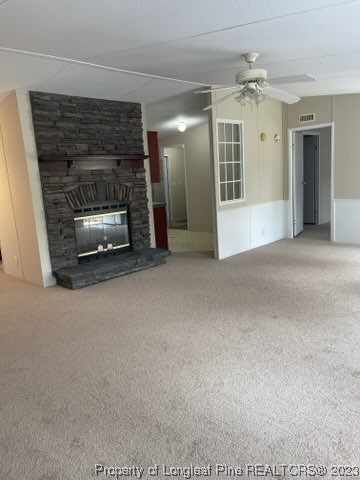 981 Black Road Cameron, NC 28326 - Photo 11 of 39 a living room with furniture and a fireplace