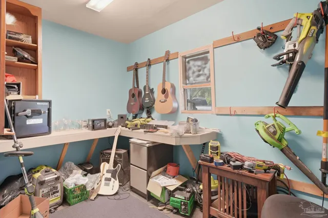 an empty room with window