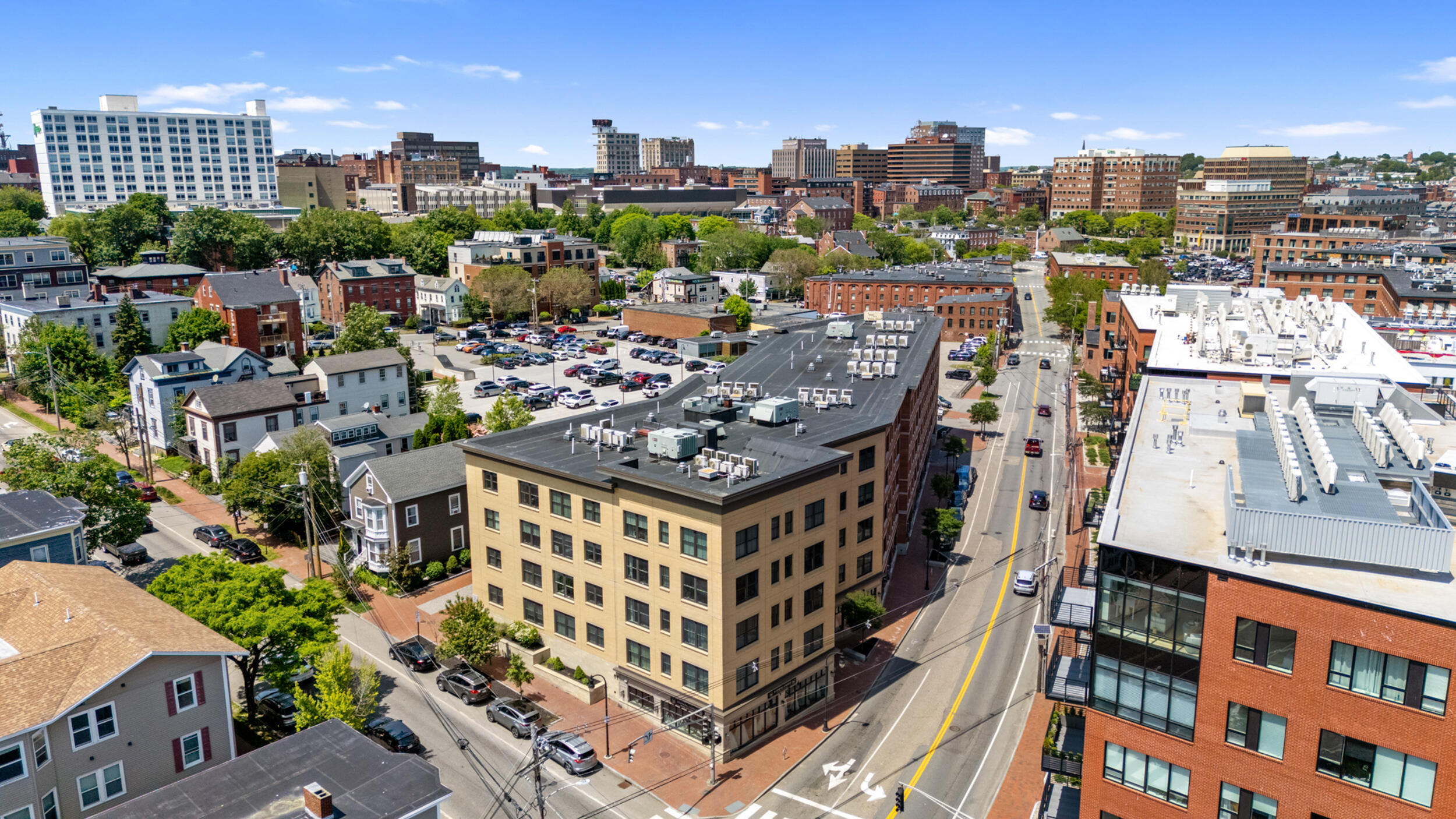 25 High Street, Unit 402 Portland, ME 04101 - Photo 27 of 35 25 high st, portland drone-6