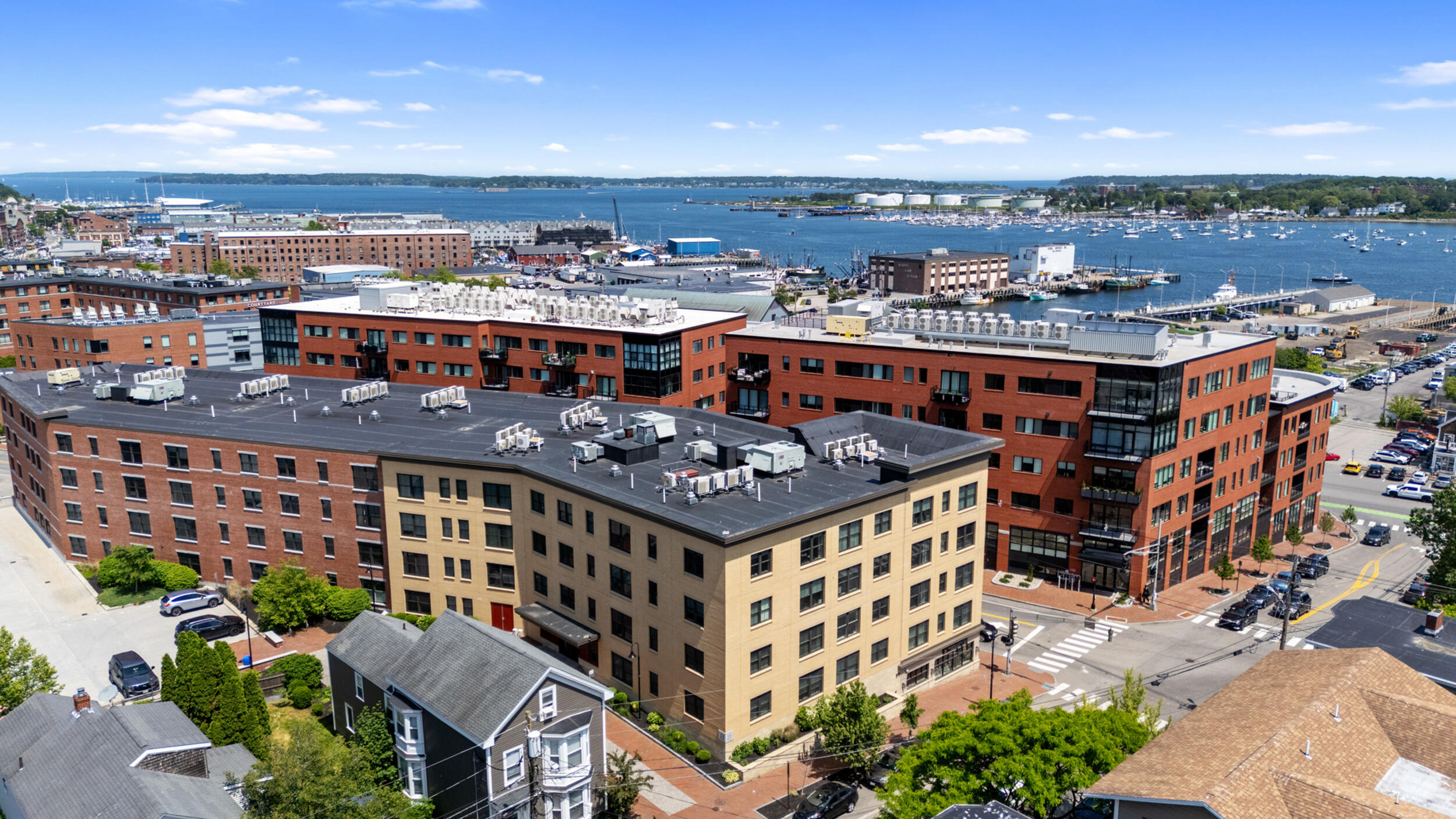 25 High Street, Unit 402 Portland, ME 04101 - Photo 28 of 35 25 high st, portland drone-4