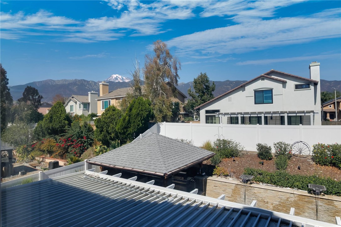 12206 Tunbridge Court Rancho Cucamonga, CA 91739 - Photo 25 of 34 a view of a house with a roof deck