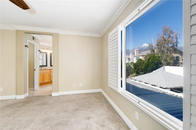 a view of a living room and entryway