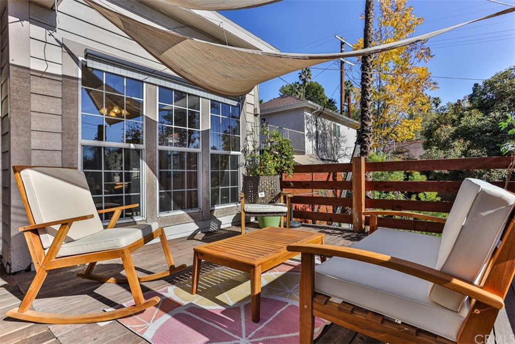 1608 Hill Drive Eagle Rock, CA 90041 - Photo 29 of 71 a outdoor space with patio furniture and potted plants