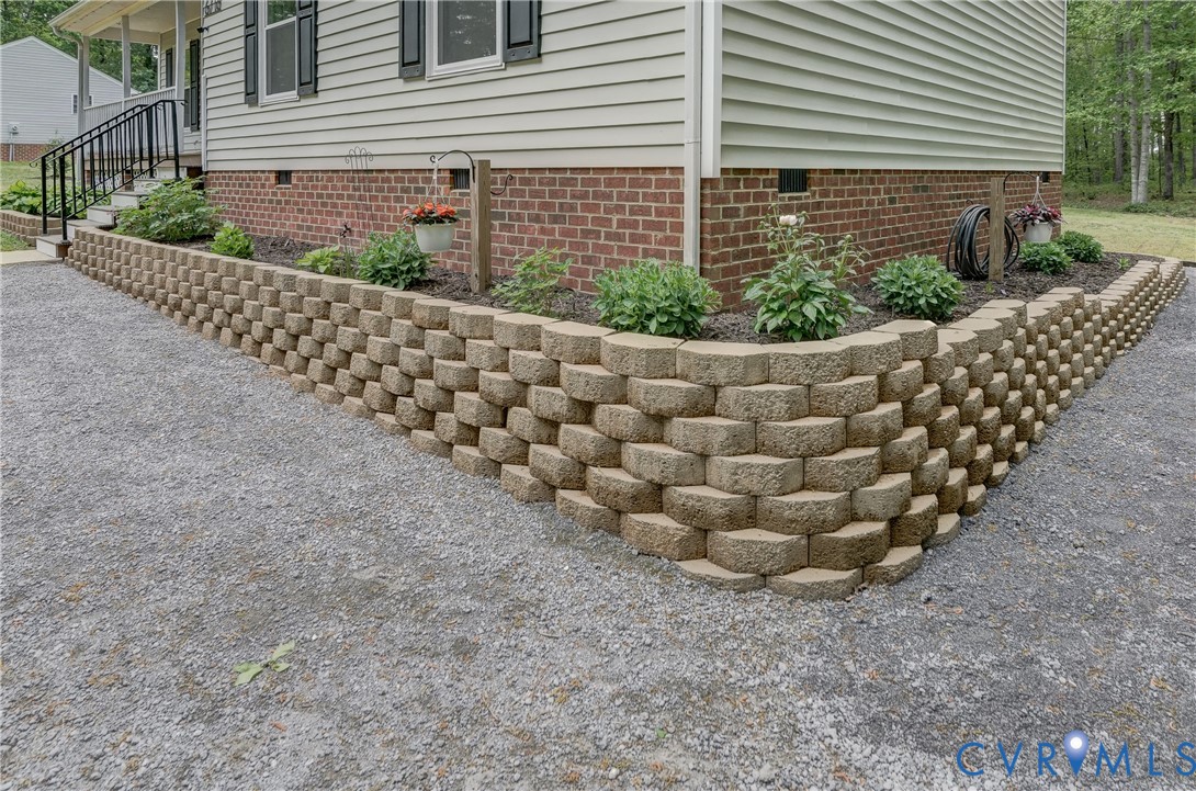6716 Church Road Petersburg, VA 23803 - Photo 6 of 44 Gorgeous retaining wall for garden.