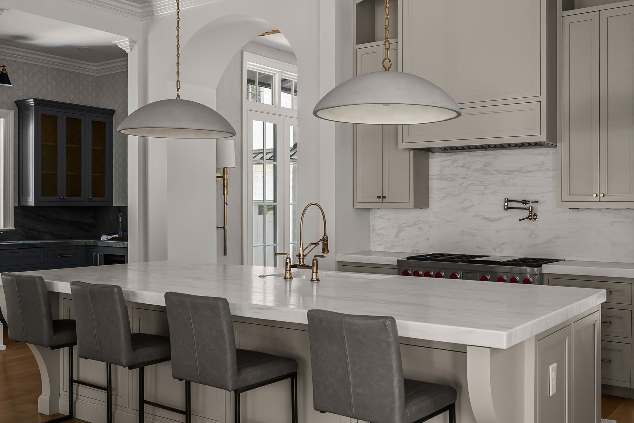 4301 Estes Road Nashville, TN 37215 - Photo 12 of 65 a kitchen with a table chairs and a stove