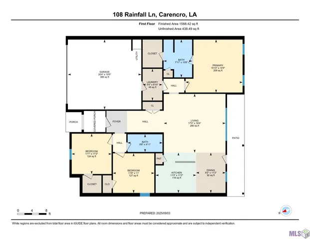 $1,740 | 108 Rainfall Lane, Carencro, LA 70520