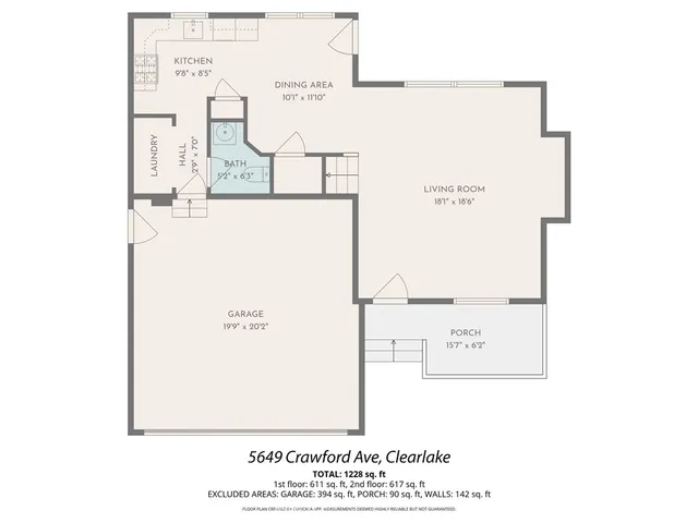 a view of backyard with swimming pool and seating space