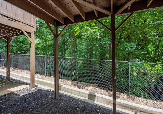 a house view with a outdoor space