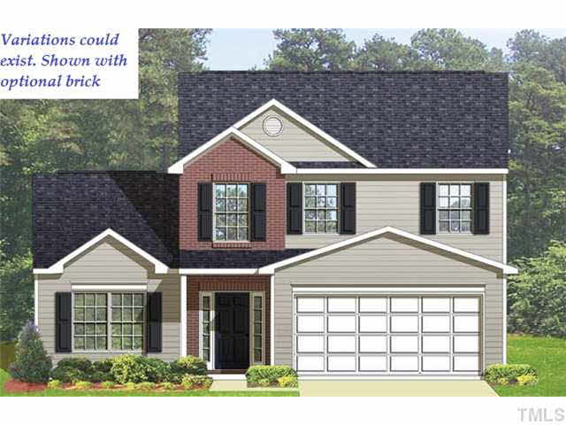 2904 Smooth Stone Trail Raleigh, NC 27610 - Photo 1 of 7 demonstration only, optional brick and windows by front door shown