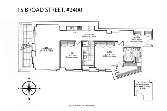 $2,200,000 | 15 Broad Street, Unit 2400 | Financial District