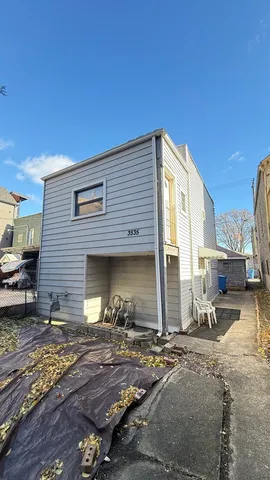 a view of a house with a patio