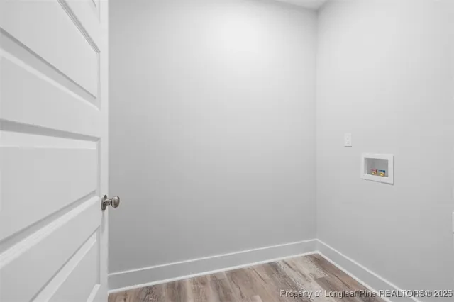 a view of small space with racks on the wall