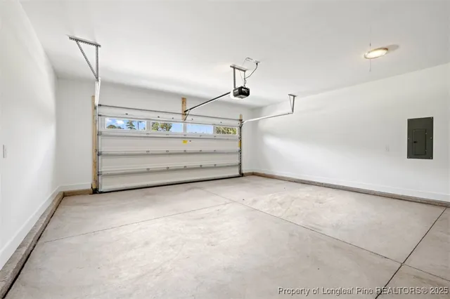 a view of a room with storage and utility room