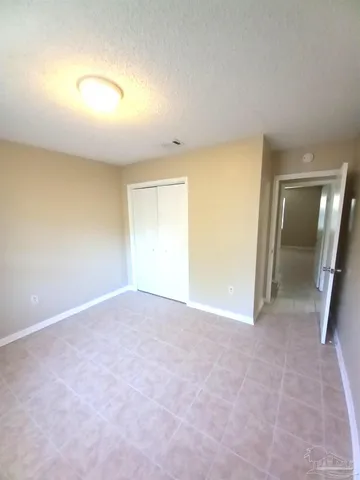 an empty room with a natural light