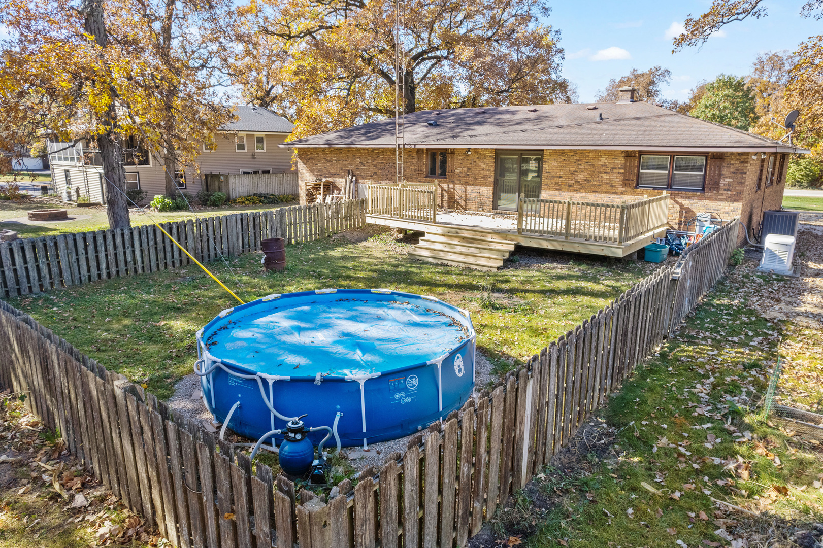 33844 North State Road Genoa, IL 60135 - Photo 26 of 33 a view of a house with wooden fence