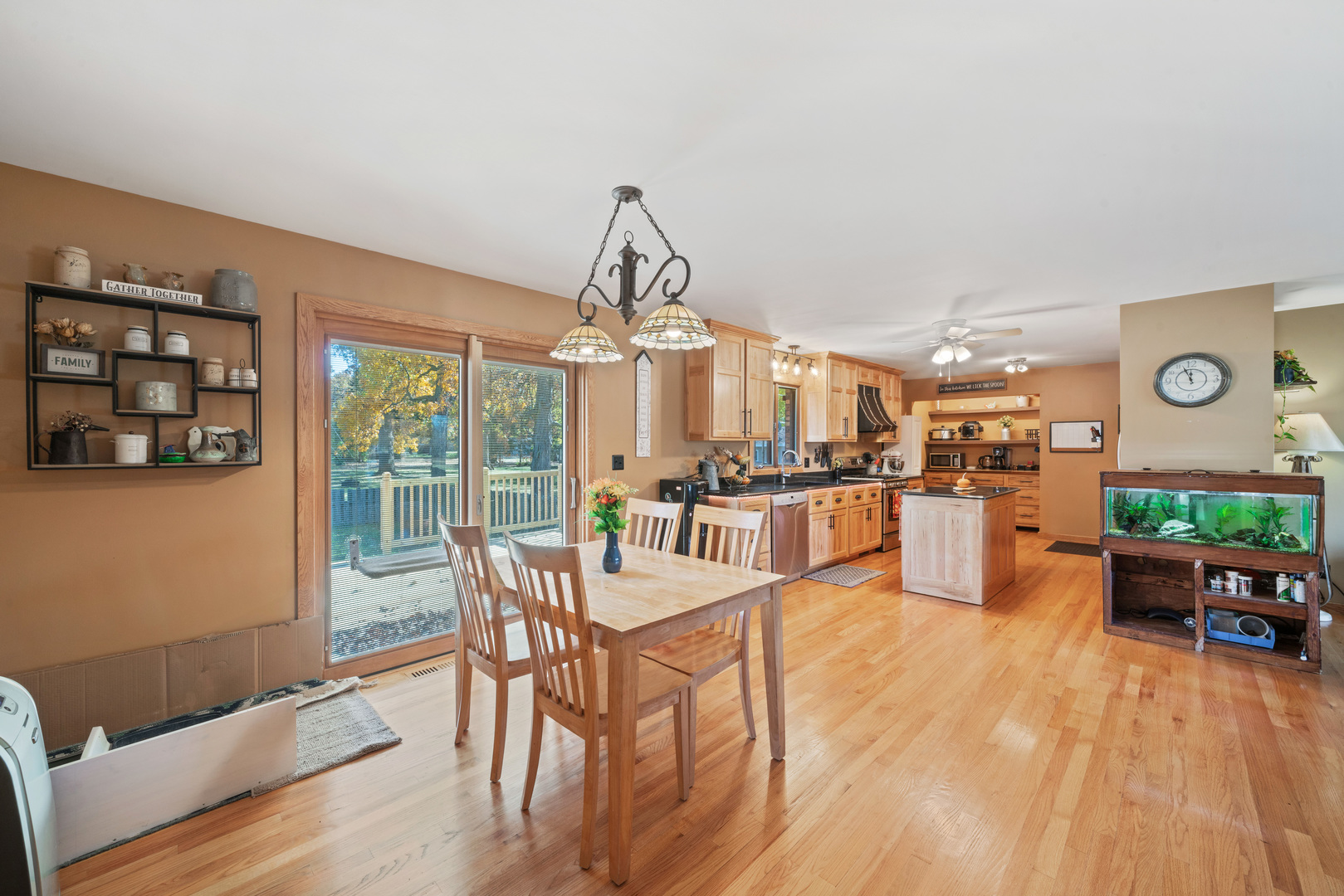 33844 North State Road Genoa, IL 60135 - Photo 6 of 33 a view of a dining room with furniture window and wooden floor